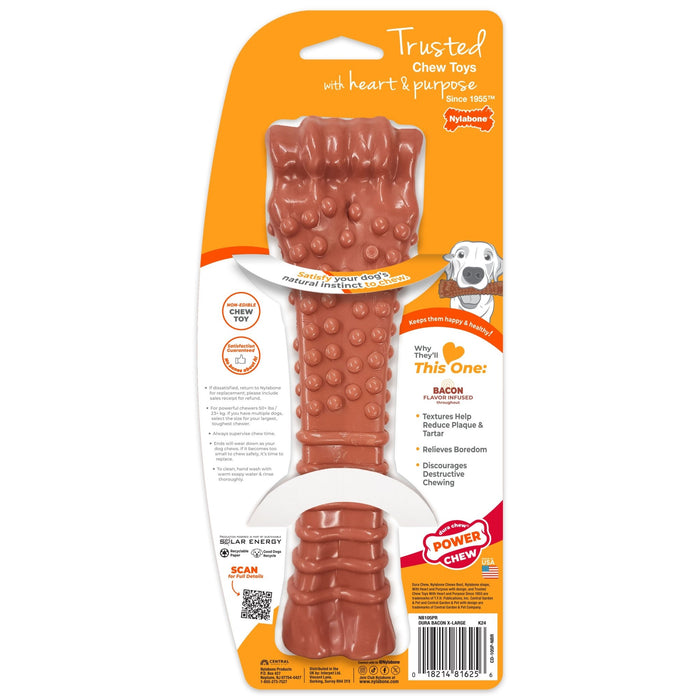 Power Chew Dog Toy, Bacon, X - Large/Souper, 50+ lbs - N9Z6 - Bacon - X - Large/Souper - 2