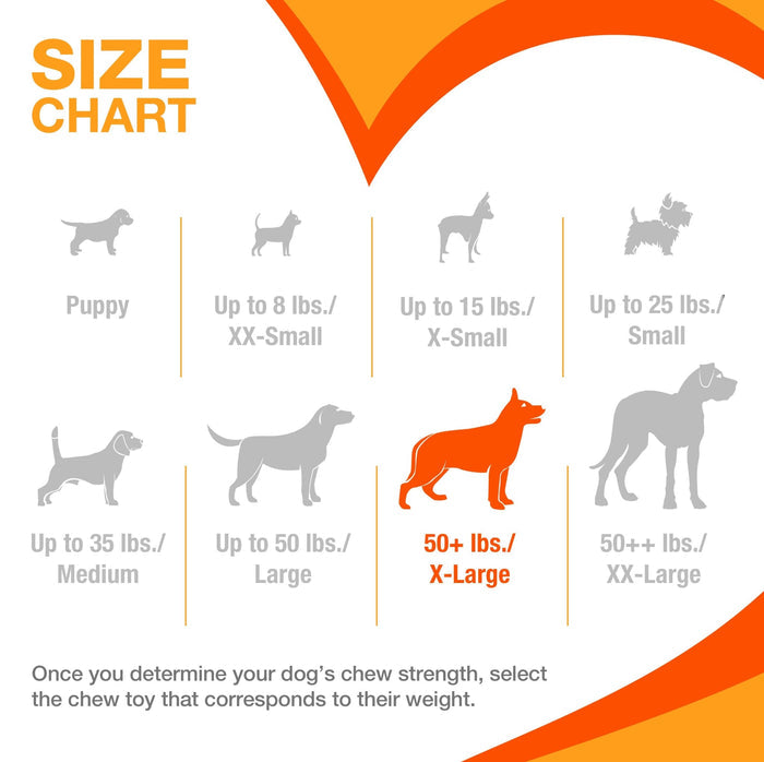 Power Chew Dog Toy, Bacon, X - Large/Souper, 50+ lbs - N9Z6 - Bacon - X - Large/Souper - 8