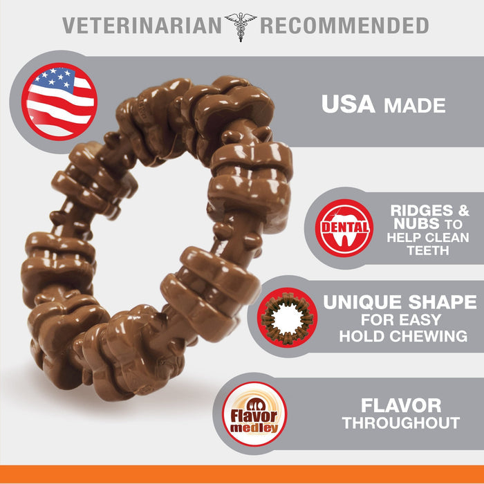 Power Chew Textured Dog Ring, Flavor Medley, Small/Regular, Up to 25 Ibs - N9ZG - Variety - Small/Regular - 4