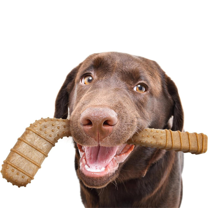 Powerbone Hockey Stick Dog Chew Toy for Power Chewers 12" - 022TPB-1347 - Meaty - 4