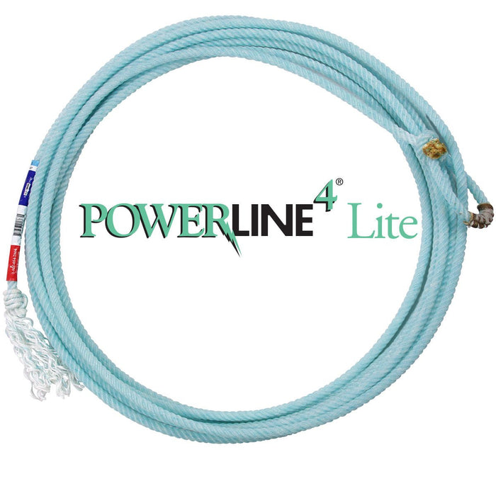 Powerline4 Lite Team Rope, 4 - Strand CoreTech Nylon – Western Head & Heel Roping Gear - 1
