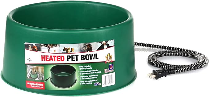 Premium Heated Water Bowl, 1.5 Gallon - 5FP3 - 1