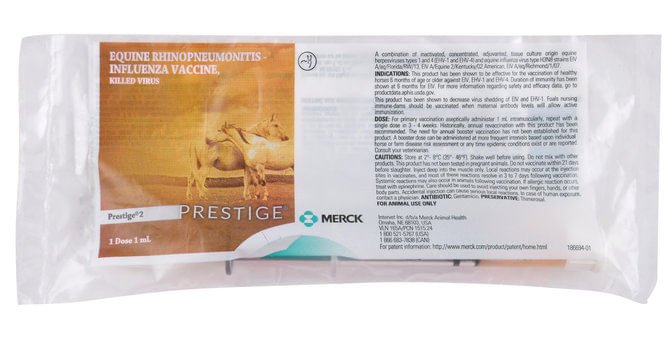 Prestige 2 Horse Vaccine - I61A - 1 Dose - 1