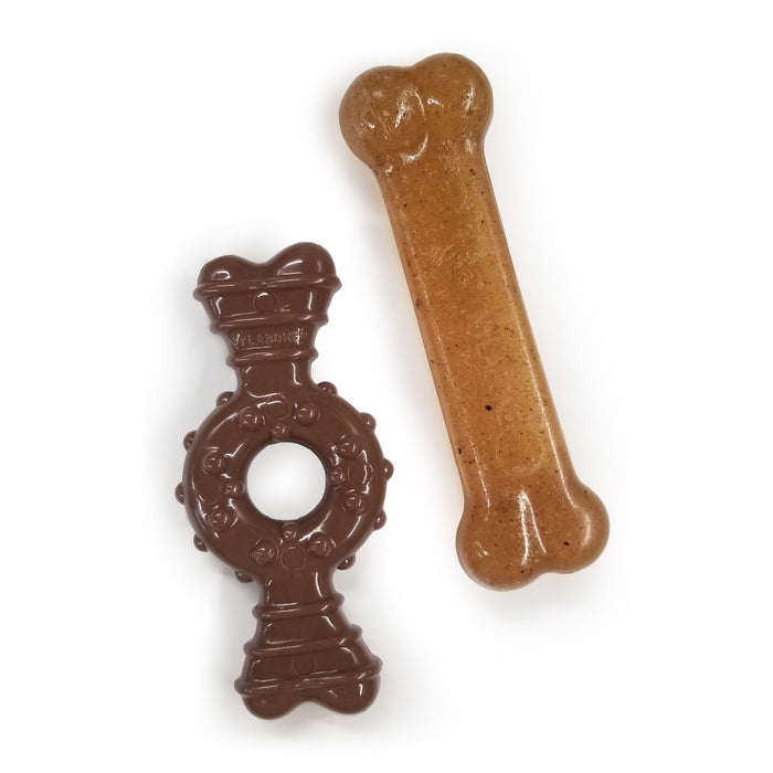 Puppies Teething Chew Ring Bone - N9ZX - X - Small/Petite - Chicken|Flavor Medley - 3
