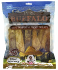 Pure Buffalo Dog Chews, 6" Backstrap Tendon, Natural Dental Treats, Long - Lasting Chews, Grass - Fed, Free - Range, 20 Pack - ZOWC - Water Buffalo - 6" - 20 pk - 1