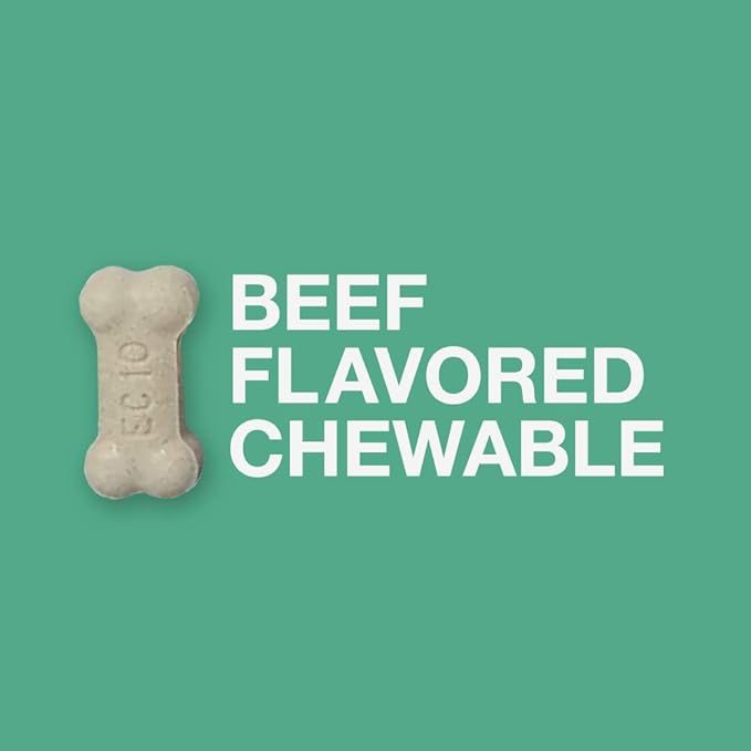 Quad Dewormer Chewable Tablets for Dogs - E8A0 - 2 pack - Medium - 5