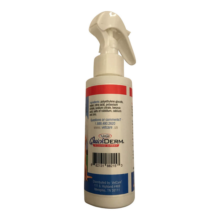 QuickDerm Wound Spray for Animals, 4 oz - 014QD-04S - Opaque - 4 oz - 3