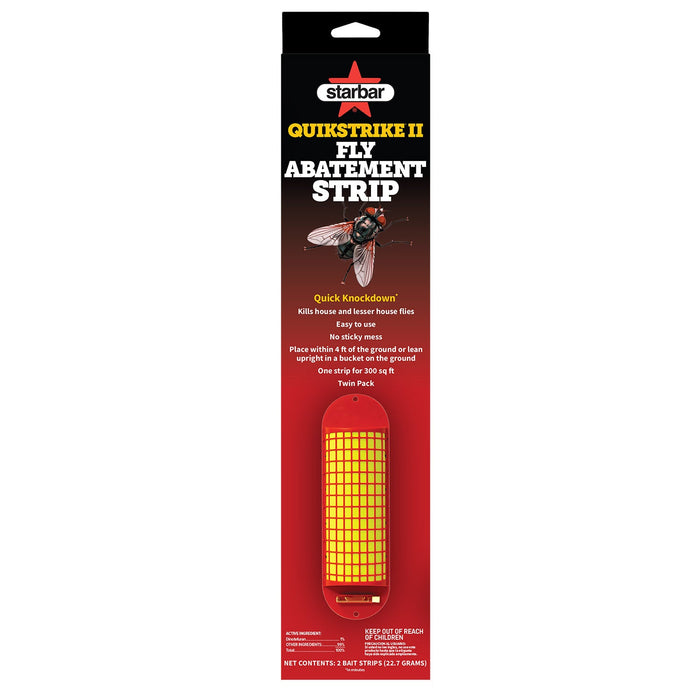QuikStrike Fly Abatement Strip, Twin Pack - SBQ1 - 2 Pack - 1