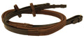 Rambo Micklem Rubber Reins, Dark Havana - FO511 - Dark Havana - 1