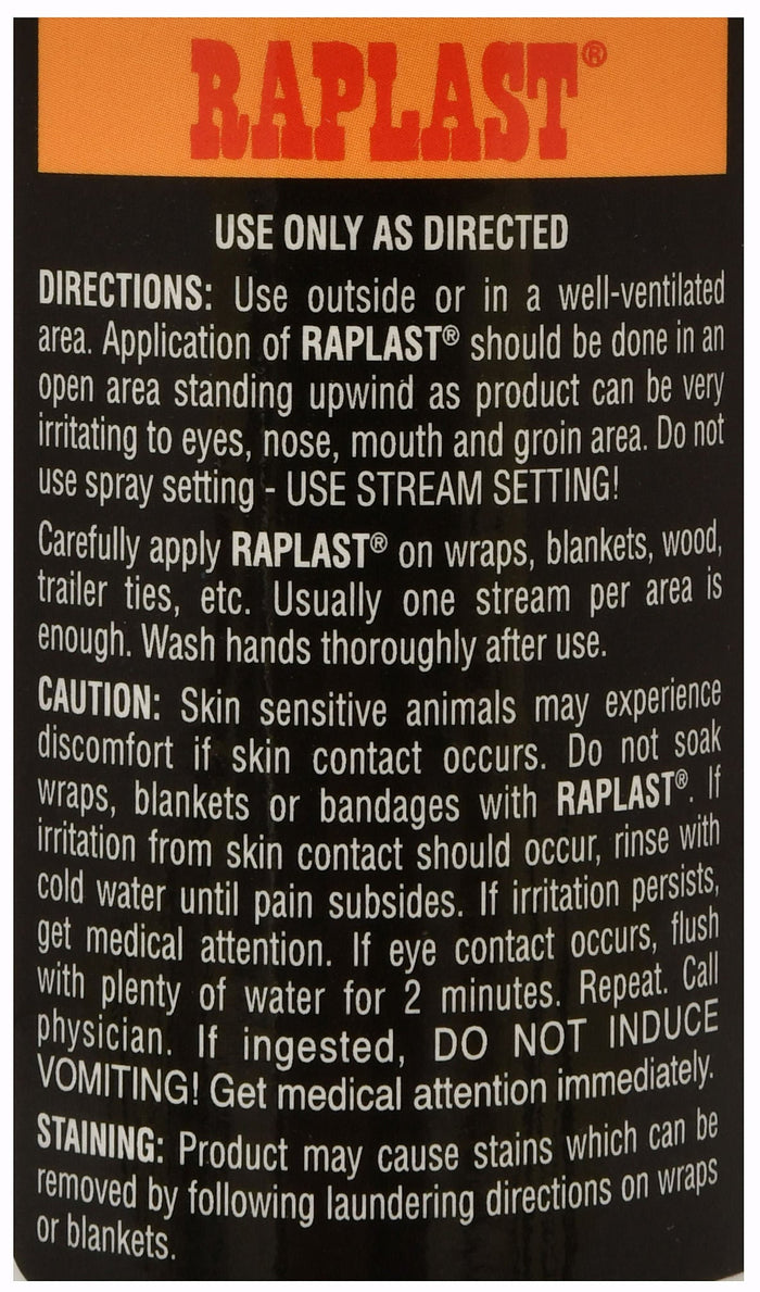 RapLast Horse Blanket & Wrap Protector Spray - JMR1 - 8 oz Spray - 4