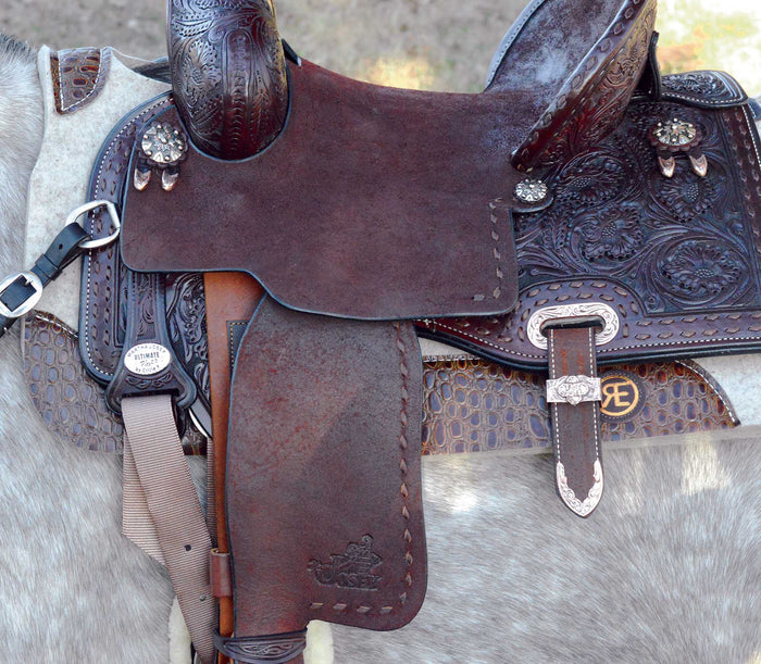 Reinsman APEX All Out Wool Horse Saddle Pad - RD1GY - Nile Croc - 2