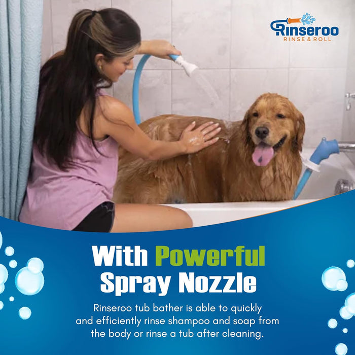 Rinseroo Shower Hose for Pet Bathing - LN21 - Rinseroo Blue - 5