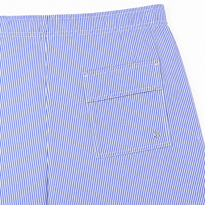 Riviera Swim Trunk Blue Stripe