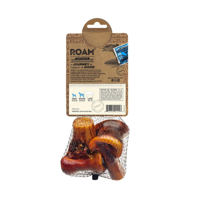 Roam Dog Treats Gnawkle Cape Ostrich - RO217 - Small - 5