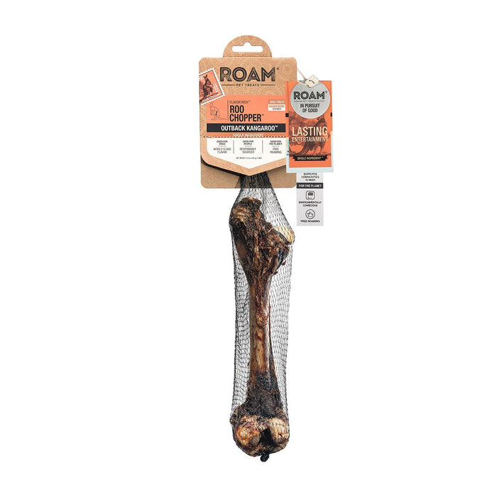 Roam Dog Treats, Large Roo Chopper, Kangaroo Femur - RO21M - See product for details - Kangaroo - Med/Large - 1