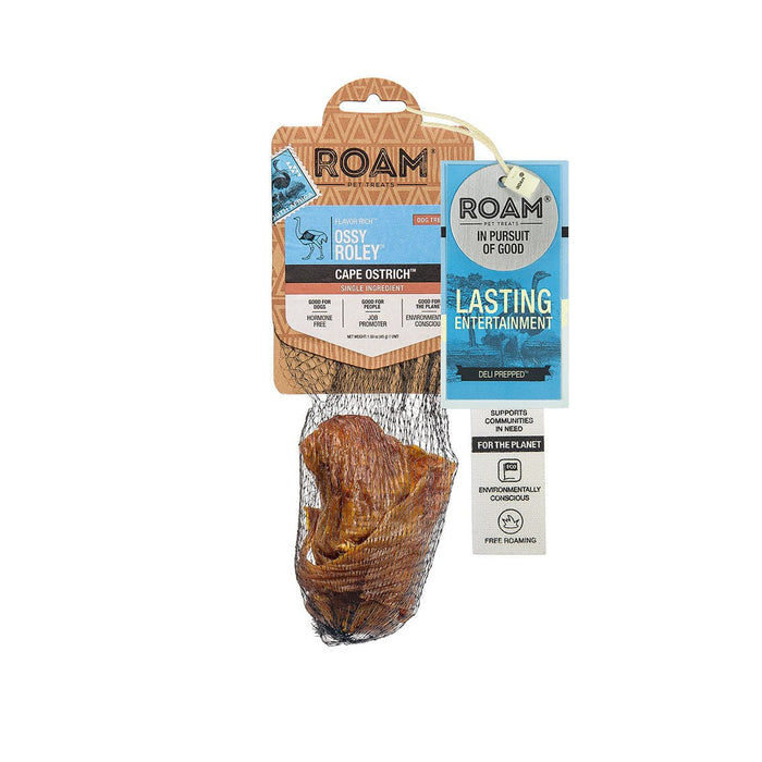 Roam Dog Treats Ossy Roley - RO21G - See product for details - Ostrich - 1