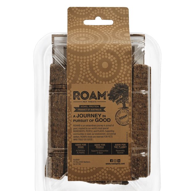 Roam Dog Treats Wild Boar Jerky, 5 oz - RO21V - See product for details - Boar - 5oz - 2