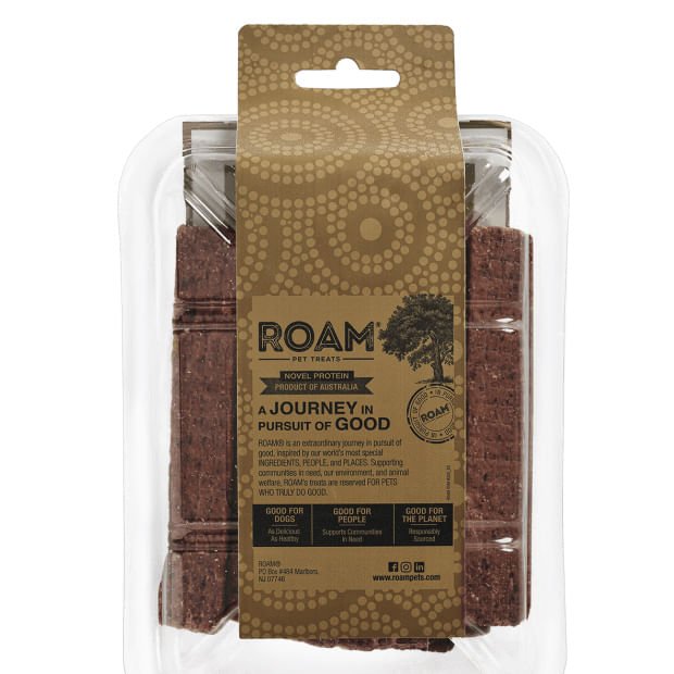 Roam Dog Treats Bucky Jerky - RO21T - See product for details - Venison - 2