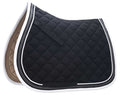Roma All - Purpose Crescent English Saddle Pad - 0VQC - Black/Gray/White - 1
