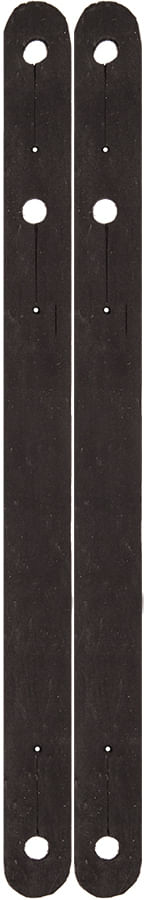 Rubber Under Heel Strap, Black - 121YZ - 1