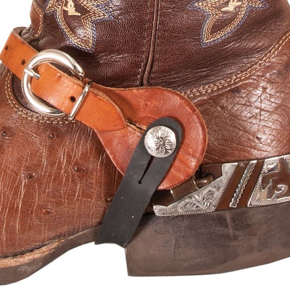 Rubber Under Heel Strap, Black - 121YZ - 2