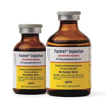Rx Factrel (gonadorelin) Injection for Cattle, 50 mcg/mL - 012ZOE-11520 - 20 mL - 1