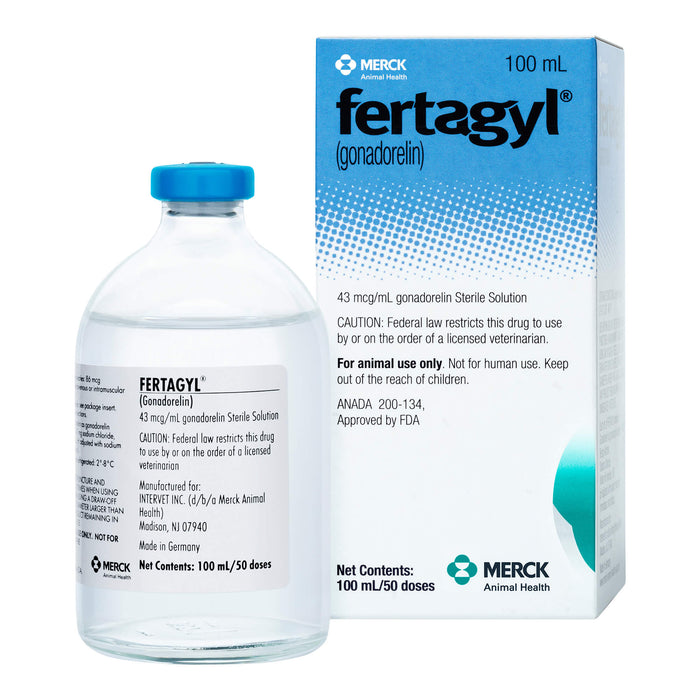 Rx Fertagyl (gonadorelin) for Cattle - 012MER-132588 - 100ml - 2