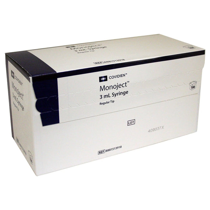 Rx Monoject Luer - Slip (LS) Syringe - 01101MON-3LS - 3 cc - 100 Count - 1