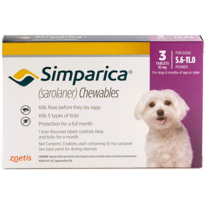5.6 - 11 lb / 3 Chewable Tablets / Liver