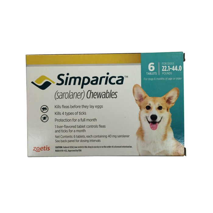 22.1 - 44 lb / 6 Chewable Tablets / Liver