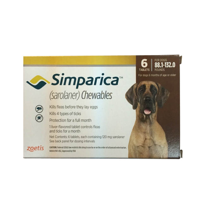 88.1 - 132 lb / 6 Chewable Tablets / Liver