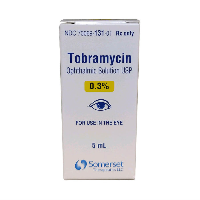 Rx Tobramycin (Generic) Opthalmic Solution 0.3%, 5ml bottle - 012012-3 - 1