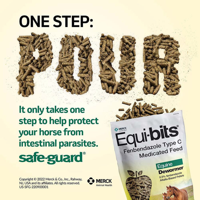 Safe - Guard Equi - bits Fenbendazole Medicated Feed Horse Dewormer, 1.25 lb - I6SJ - 4