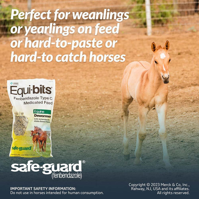 Safe - Guard Equi - bits Fenbendazole Medicated Feed Horse Dewormer, 1.25 lb - I6SJ - 7