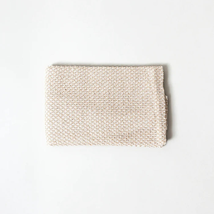 Sasawashi Mesh Body Scrub Towel | Beige