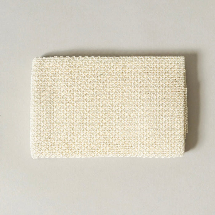 Sasawashi Mesh Body Scrub Towel | Off-White