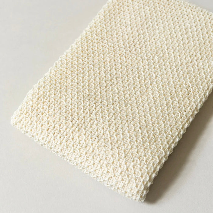 Sasawashi Mesh Body Scrub Towel | Off-White
