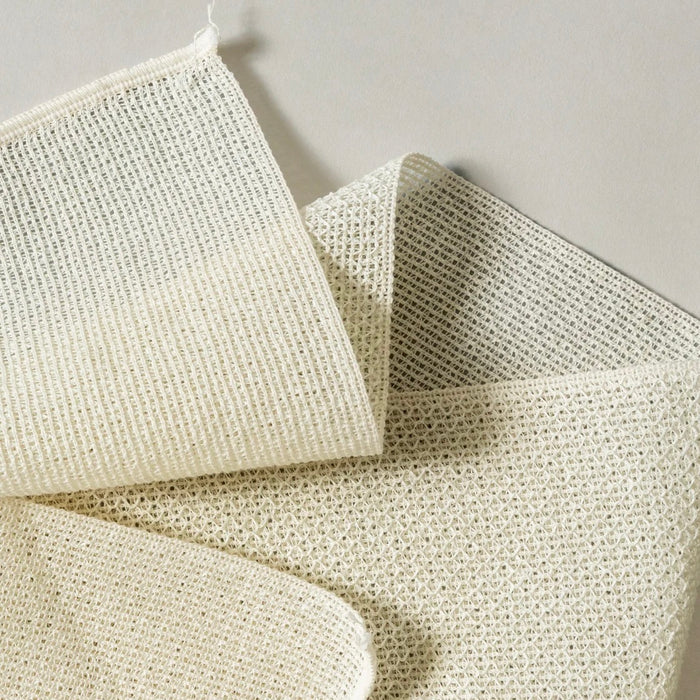 Sasawashi Mesh Body Scrub Towel | Off-White