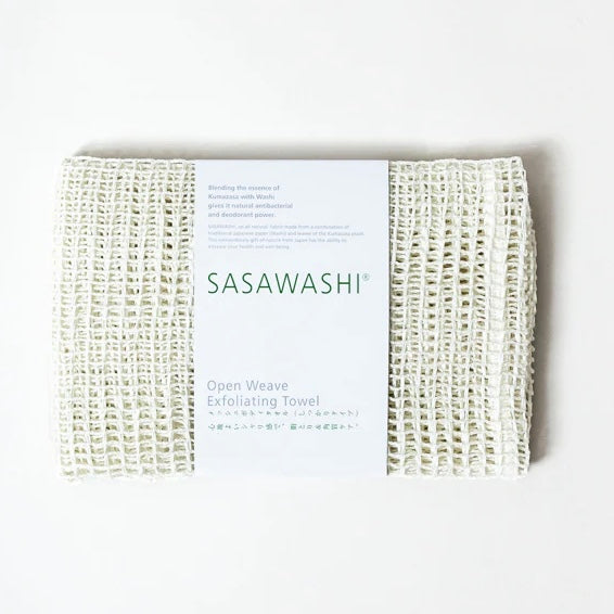 Sasawashi Open Weave Exfoliating Towel