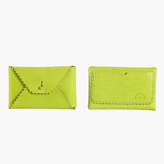 Scallop Wallet | Lime