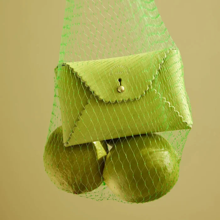 Scallop Wallet | Lime
