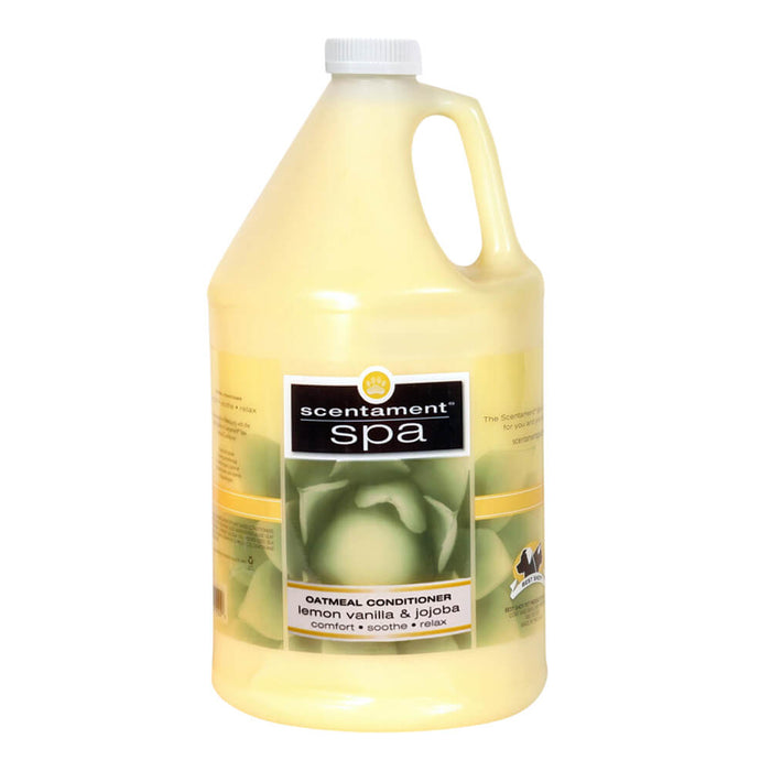 Scentament Spa Lemon Vanilla Oatmeal Conditioner, Gallon - 013BS-19125 - Yellow - Lemon Vanilla - Gallon - 1