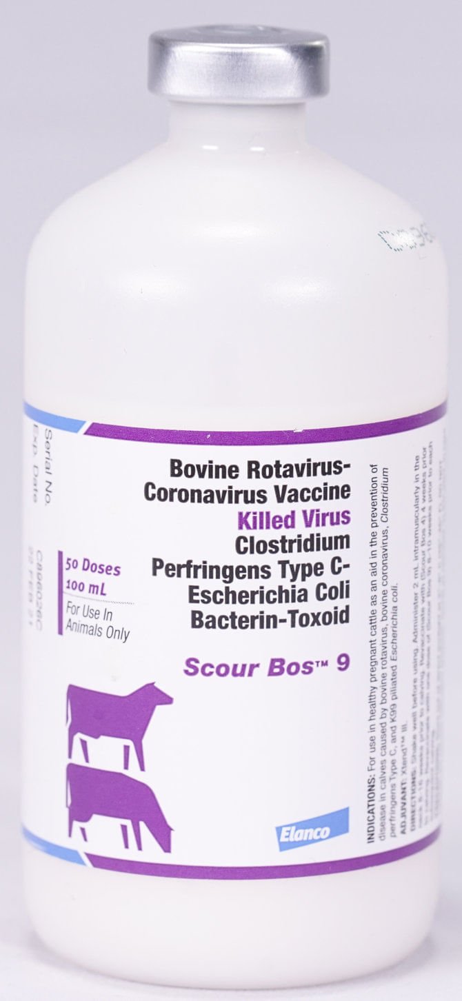 Scour Bos 9 Cattle Vaccine - G5S3 - 50 Dose Vial - 5