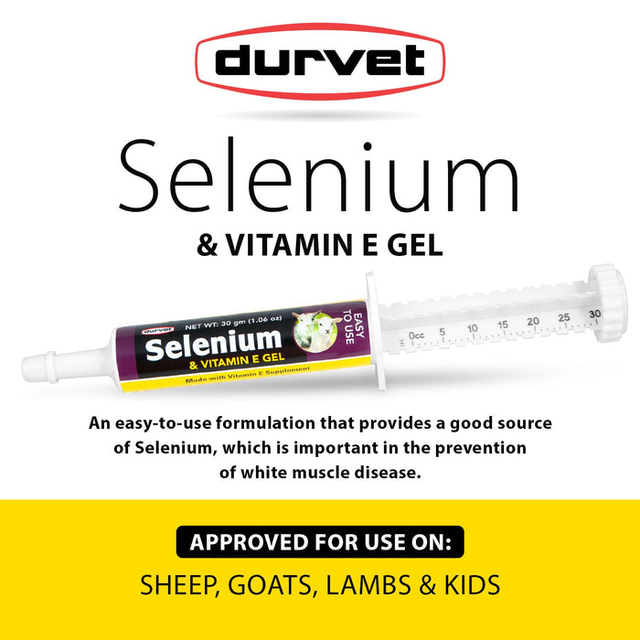 Selenium & Vitamin E Oral Gel for Goats & Sheep - 7VVT - 80 gm - 3