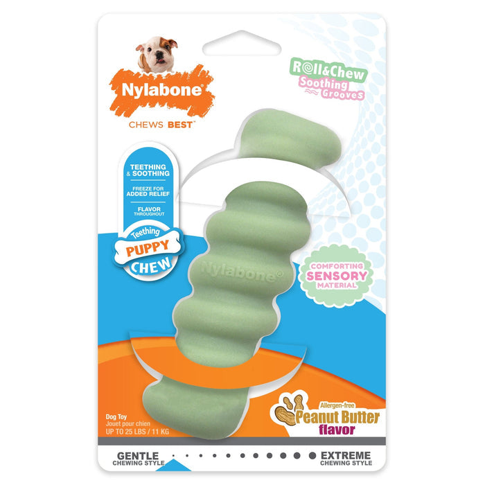 Sensory Material Puppy Teething Toy, Peanut Butter, Small/Regular, Up to 25 Ibs. - N9119 - Peanut Butter - Small/Regular - 1