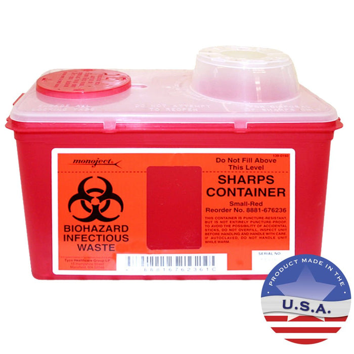 Sharps Biohazard Container - 01101INT01-1 - 1 Gallon - 1