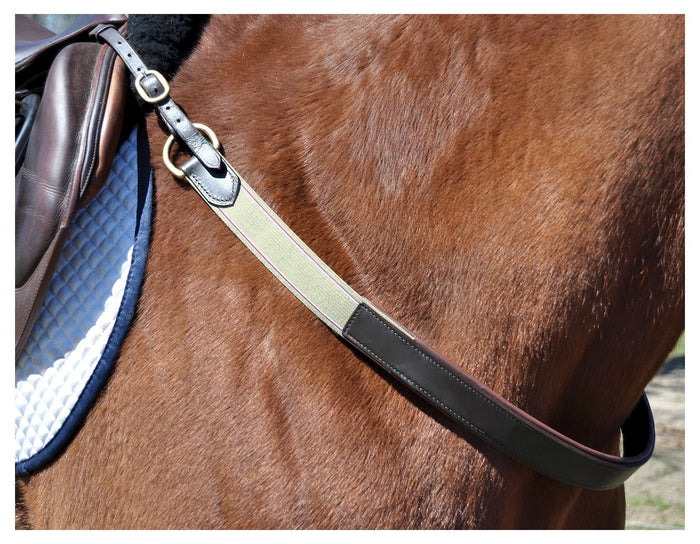 Silver Fox Padded Breast Collar, Brown - JTIAK - 2