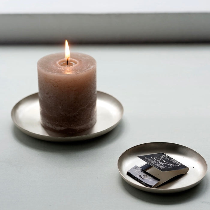 Silver Plate Round | S