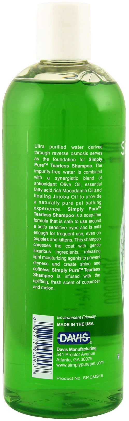 Simply Pure Cucumber Melon Shampoo - DAVSM - Simply Pure Cucumber Melon Shampoo, 16 oz RTU - 6