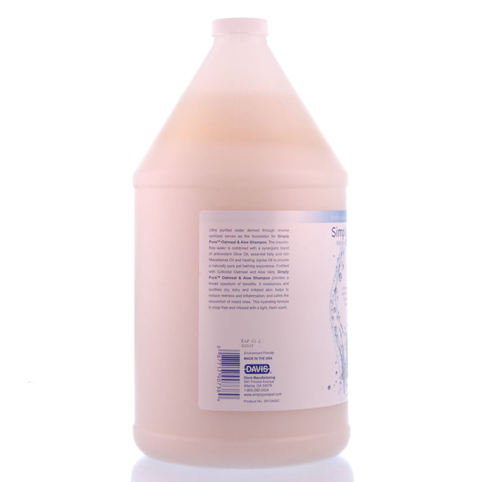 Simply Pure Oatmeal & Aloe Shampoo - DAVSH - Simply Pure Oatmeal & Aloe Shampoo Concentrate, Gallon - 8